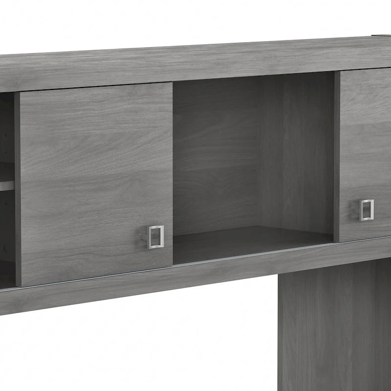 L Shaped Desk with Hutch