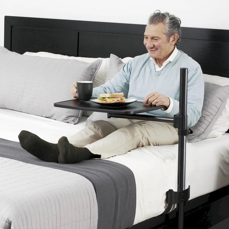 Universal Overbed Table, Adjustable Laptop Stand for Beds