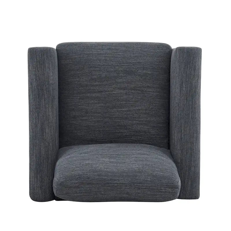 Upholstered Armchair with Solid Wood Frame and Plush Cushioning