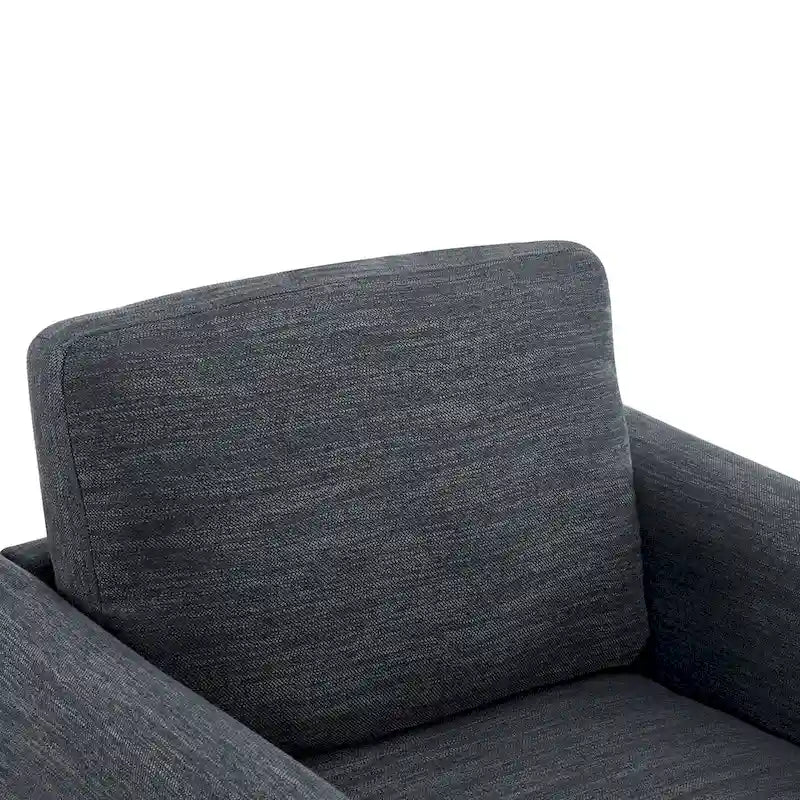 Upholstered Armchair with Solid Wood Frame and Plush Cushioning