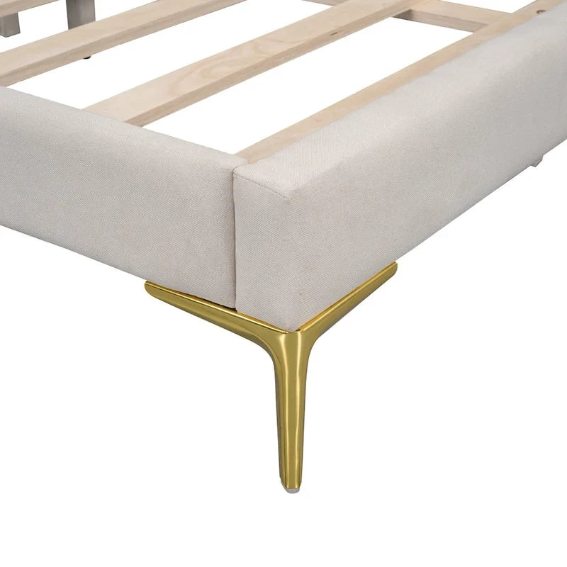 Upholstered Side Daybed with Headboard and Guardrail