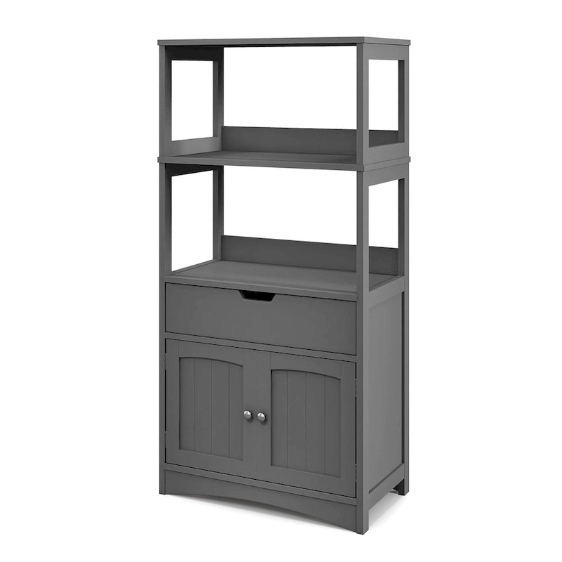 Bathroom Storage Cabinet with Drawer, Shelf & Cupboard - Floor Standing