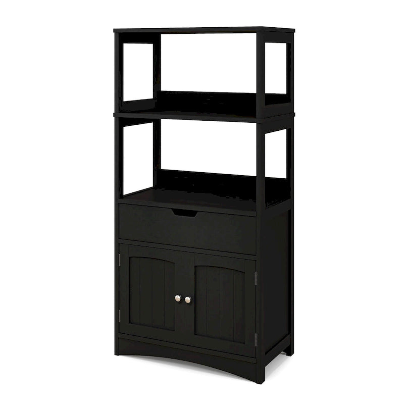 Bathroom Storage Cabinet with Drawer, Shelf & Cupboard - Floor Standing