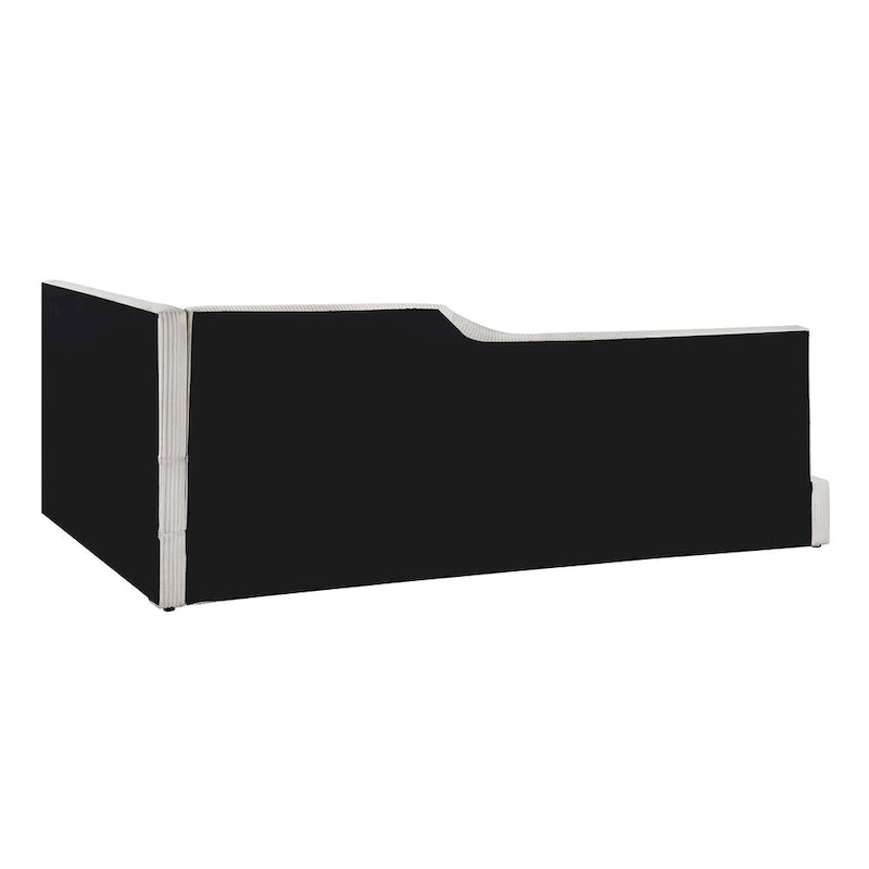 L-Shaped Daybed with Solid Frame, 500 lbs Weight Capacity