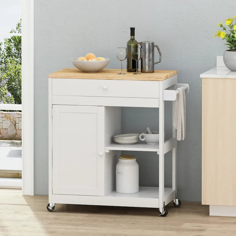 Kitchen Cart with Wheels
