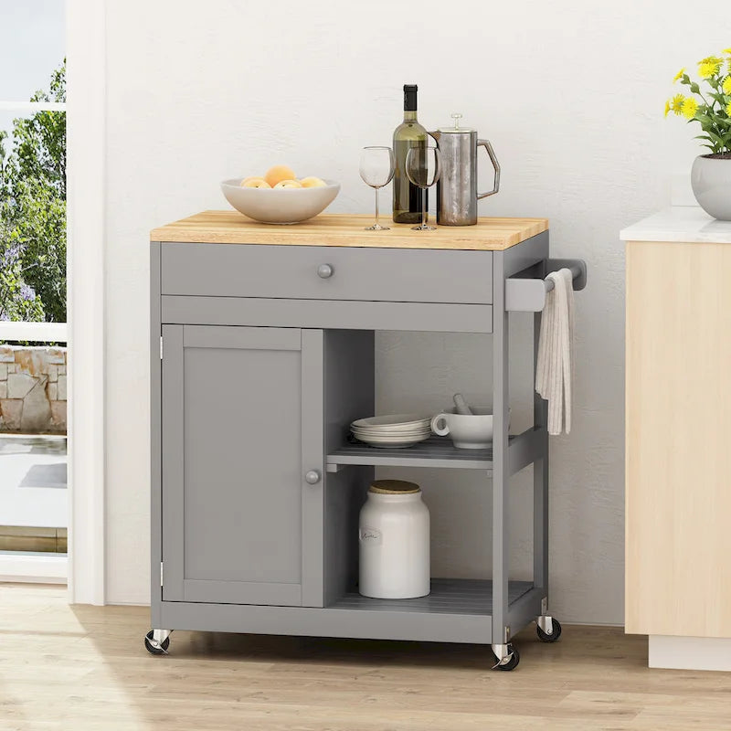 Kitchen Cart with Wheels