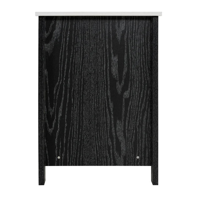 2-Tier End Table with Drawer and Shelf