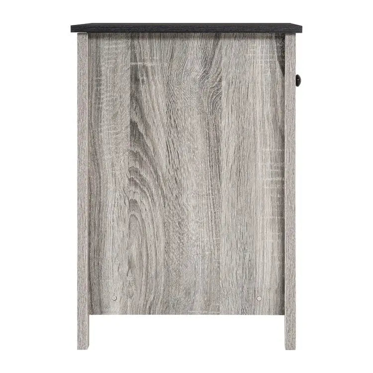 2-Tier End Table with Drawer and Shelf