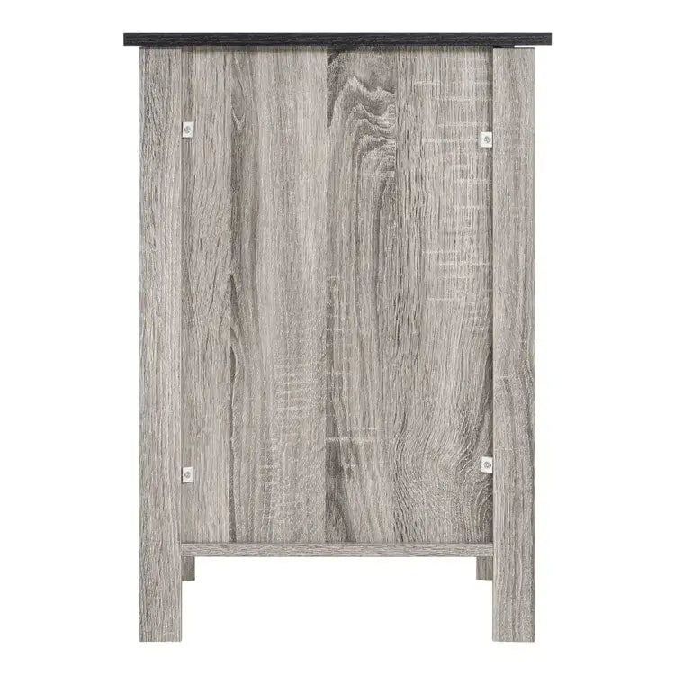 2-Tier End Table with Drawer and Shelf