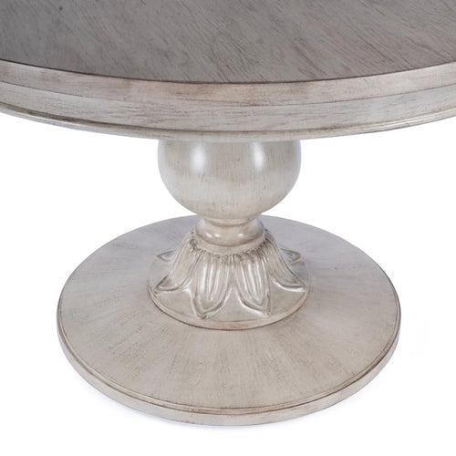 Table de salle à manger ronde sur pied de 122 cm