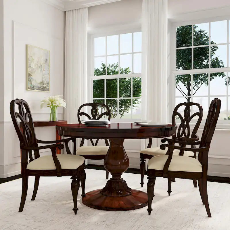 48" Round Pedestal Dining Table