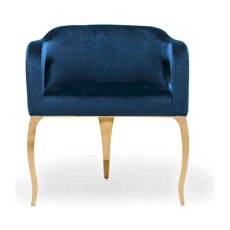 Titanium Gold Stainless Steel Dining Chair