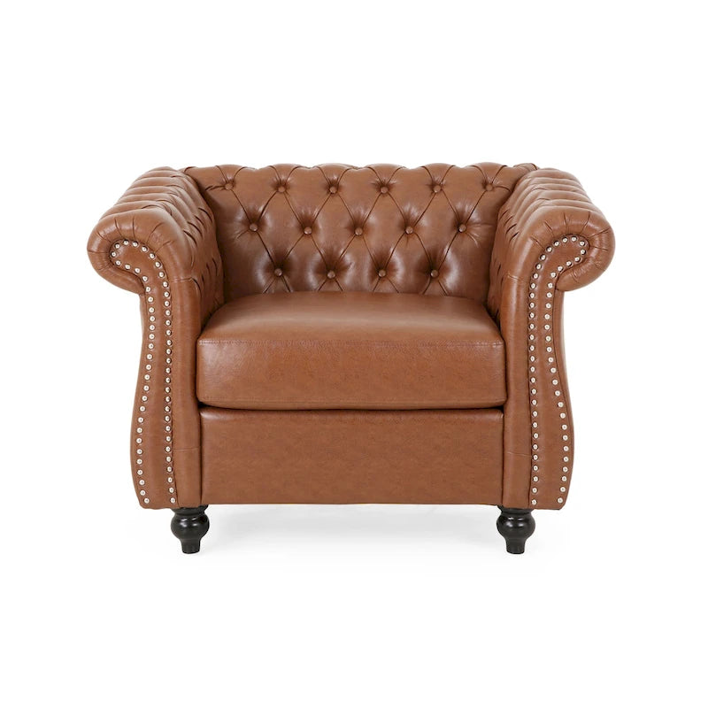 Traditional Chesterfield Club Chair