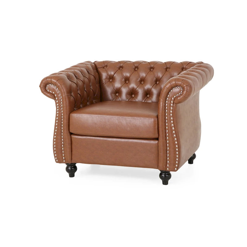 Traditional Chesterfield Club Chair