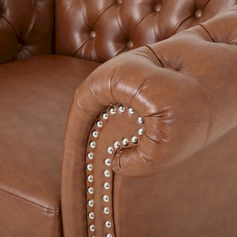 Traditional Chesterfield Club Chair