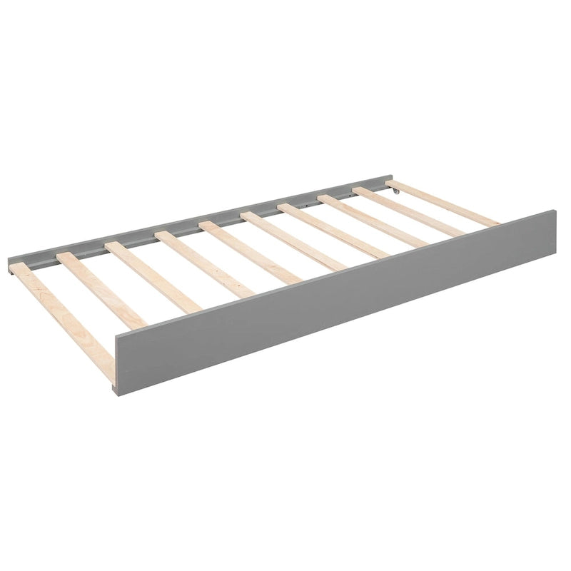 Twin XL Wood Daybed with 2 Trundles and USB Charging