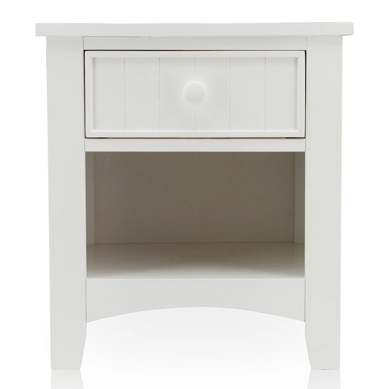 Transitional Wood 1-Drawer Nightstand