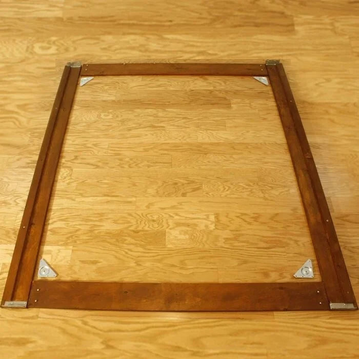 Natural Wood Platform Bed Frame for Latex or Memory Foam Mattress