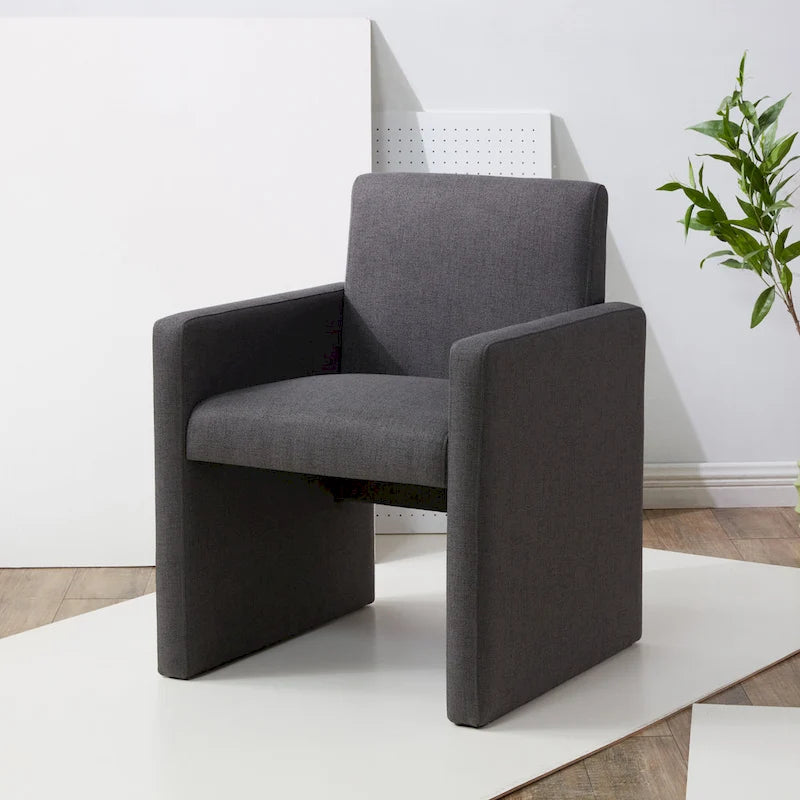 Linen Arm Chair - 26W x 25D x 33H