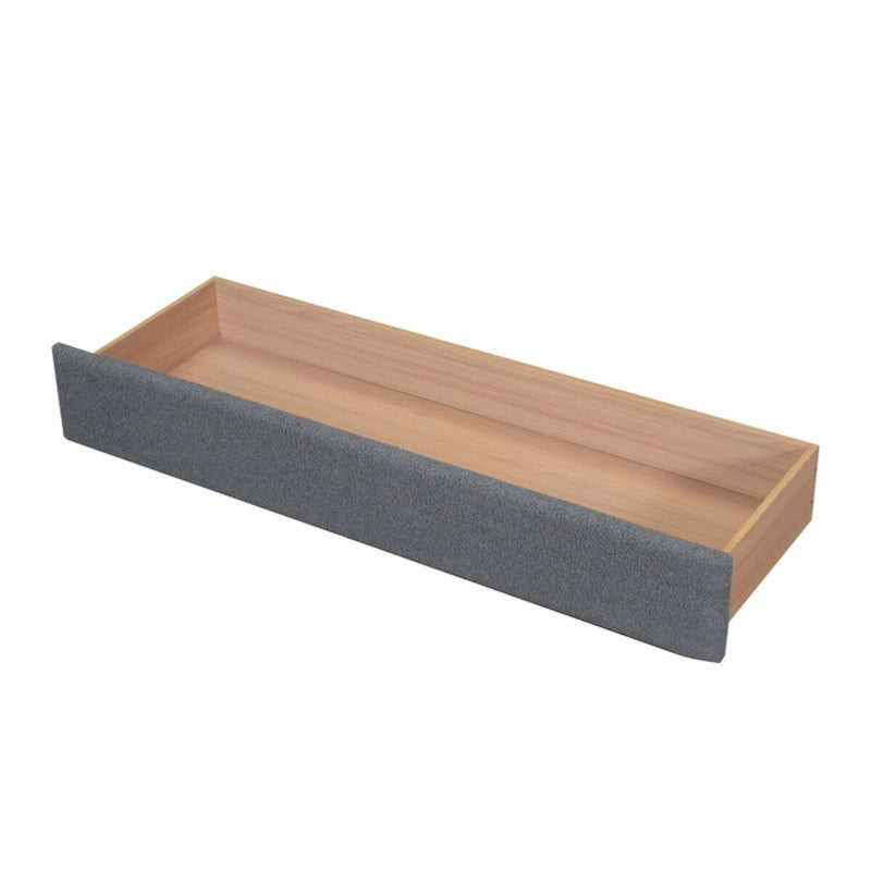 Queen Size Upholstered Platform Bed with Drawer