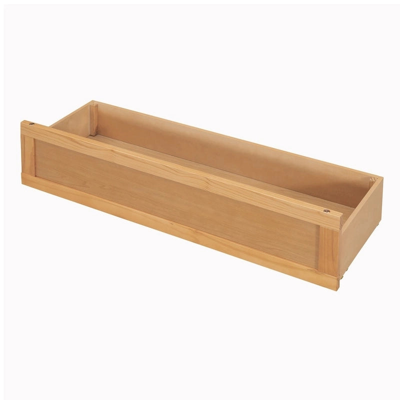 Wooden Bed Frame with Rattan Headboard