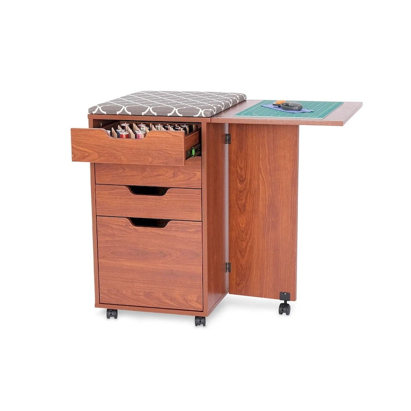 Storage Cabinet with Teak Finish