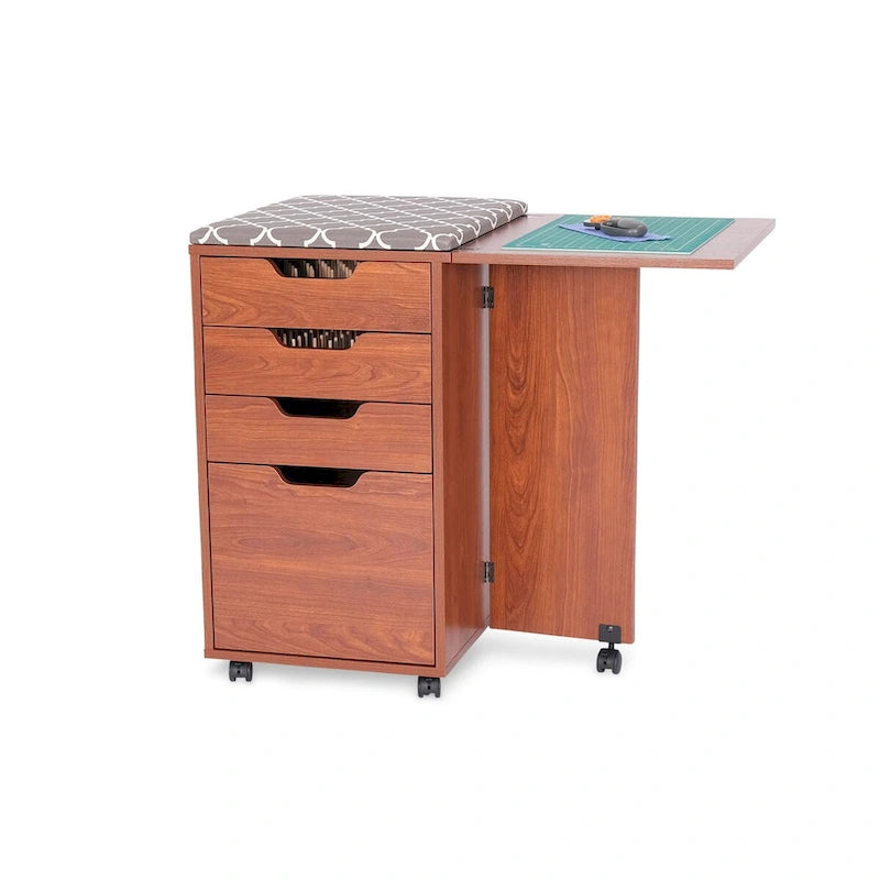 Storage Cabinet with Teak Finish