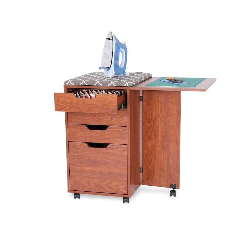 Storage Cabinet with Teak Finish