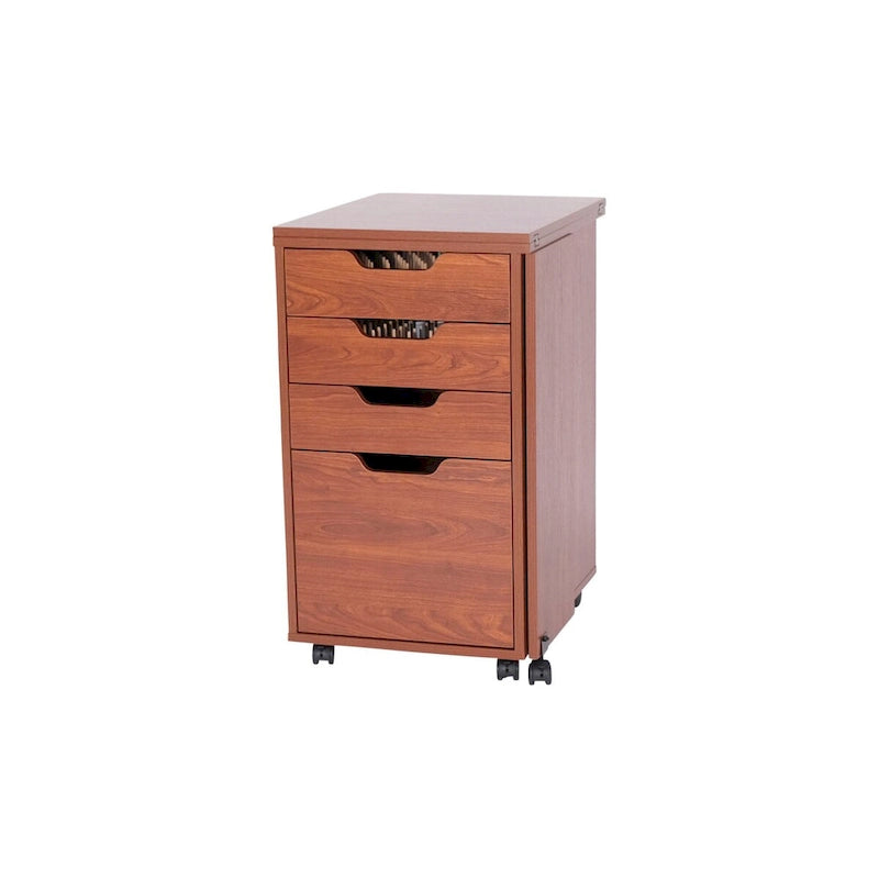 Storage Cabinet with Teak Finish