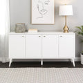 Mid-Century Modern 4-Door Buffet - 64 W x 32 H x 16 D