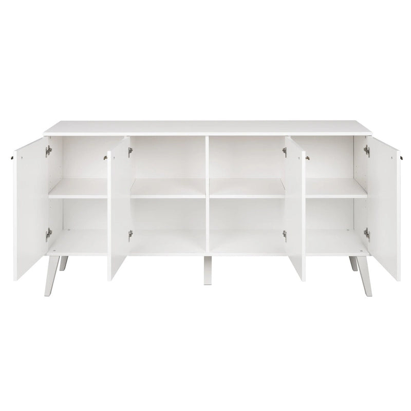 Mid-Century Modern 4-Door Buffet - 64 W x 32 H x 16 D